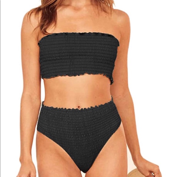 Other - NWT Black High Waisted Bikini